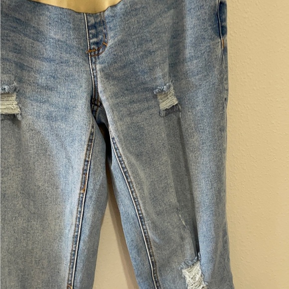 Time and Tru High Rise Light Blue Maternity Jeans - Picture 7 of 13